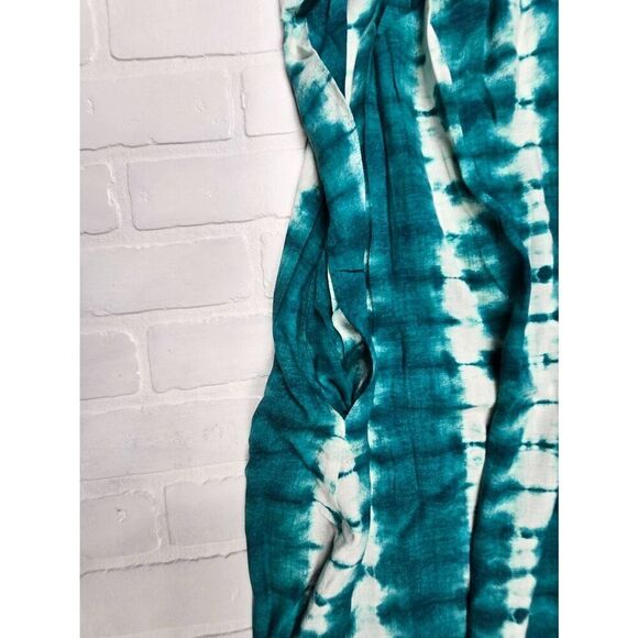 Ava & Viv  Teal Print Sun  Dress 3X - Picture 3 of 4